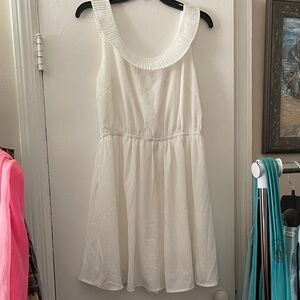 Louche White Sleeveless Scoop Neck Summer Dress Women’s 14 New with tag